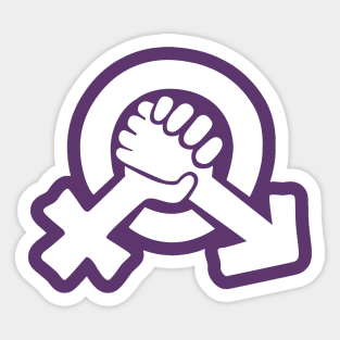 Feminist collaboration Sticker